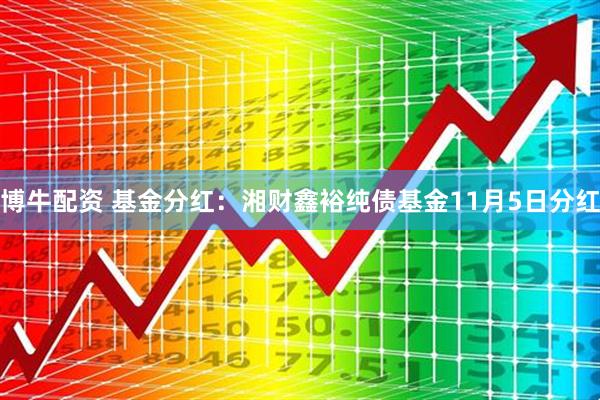 博牛配资 基金分红：湘财鑫裕纯债基金11月5日分红